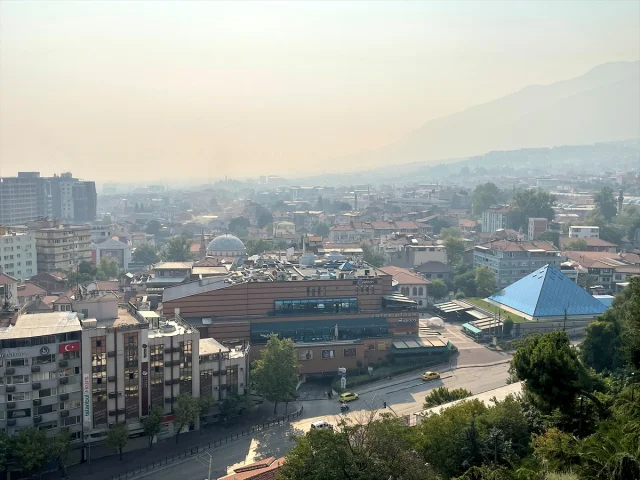 Bilecik Orman Yangını Bursa'yı Duman Altında Bıraktı