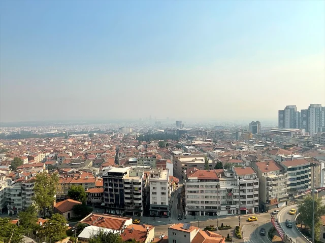 Bilecik Orman Yangını Bursa'yı Duman Altında Bıraktı