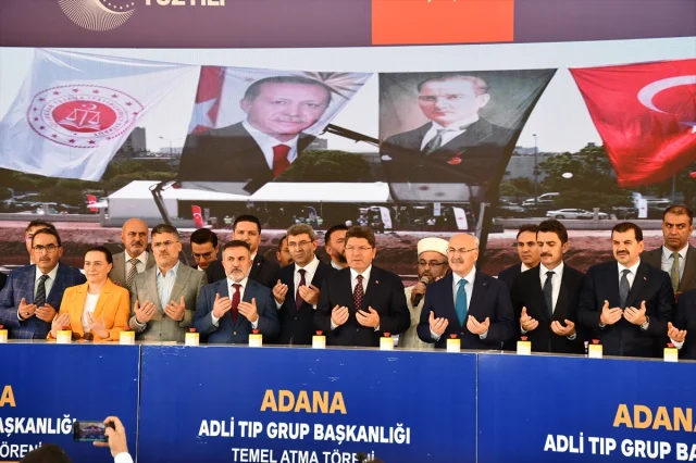 Adalet Bakanı Tunç Adana'da Yeni Adli Tıp Binasının Temel Atma Törenine Katıldı