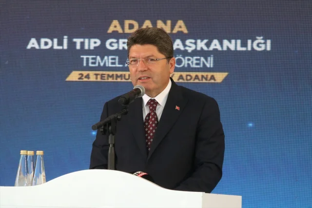Adalet Bakanı Tunç Adana'da Yeni Adli Tıp Binasının Temel Atma Törenine Katıldı