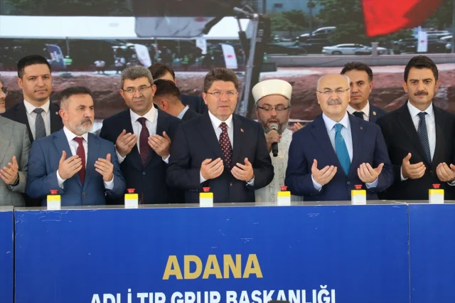 Adalet Bakanı Tunç Adana'da Yeni Adli Tıp Binasının Temel Atma Törenine Katıldı