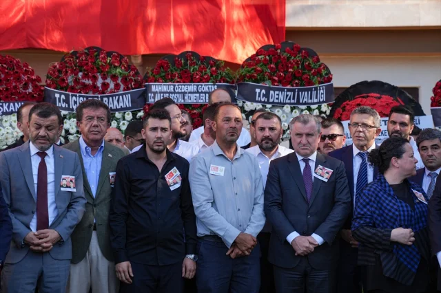 Denizli'de Orman Şehitleri İçin Hüzünlü Veda