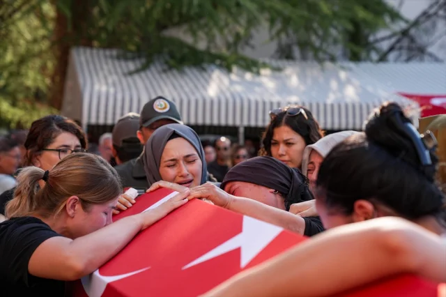 Denizli'de Orman Şehitleri İçin Hüzünlü Veda