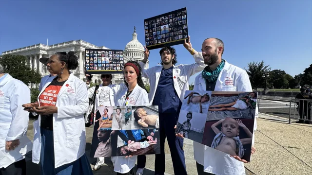 Washington'da Soykırıma Karşı Doktorlar Gazze İçin Harekete Geçti