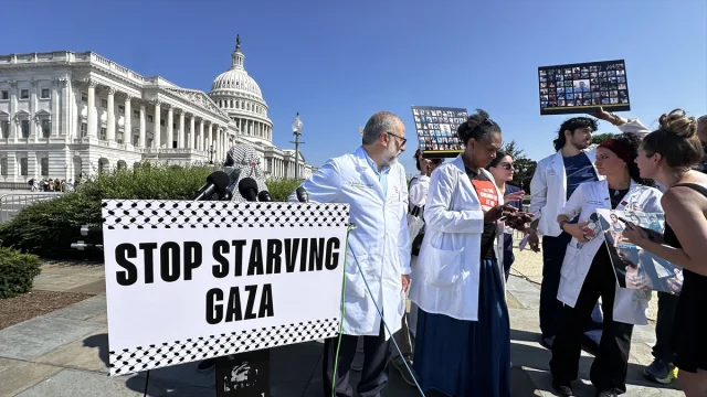 Washington'da Soykırıma Karşı Doktorlar Gazze İçin Harekete Geçti