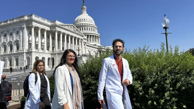 Washington'da Soykırıma Karşı Doktorlar Gazze İçin Harekete Geçti