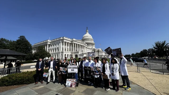 Washington'da Soykırıma Karşı Doktorlar Gazze İçin Harekete Geçti