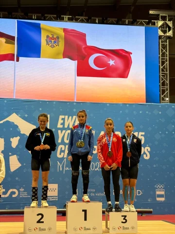 Avrupa Halter Şampiyonasında Milli Sporculardan Madalya Yağmuru