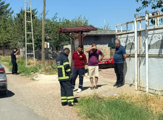 Adıyaman'da Ev Mutfağına Giren Yılan Paniği