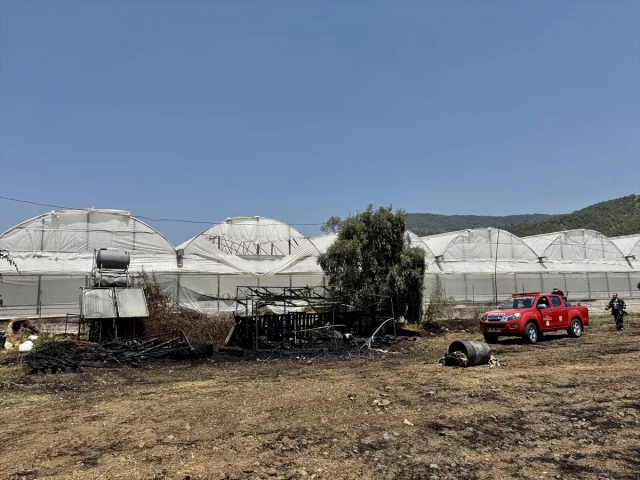 Fethiye'de Çıkan Yangın Zamanında Müdahaleyle Kontrol Altına Alındı