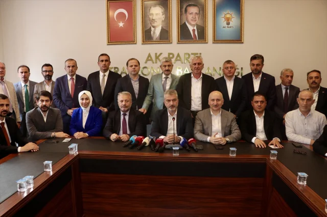 Karaismailoğlu Trabzon'da Deprem Bölgesine Yönelik Projeleri Anlattı