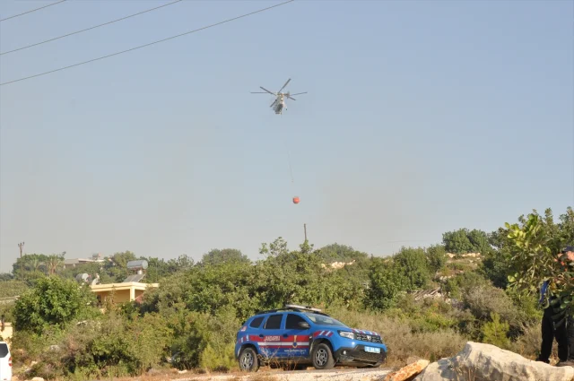Silifke'de Orman Yangınıyla Mücadele: Ekipler Zamana Karşı Yarışıyor