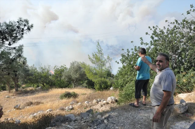 Silifke'de Orman Yangınıyla Mücadele: Ekipler Zamana Karşı Yarışıyor