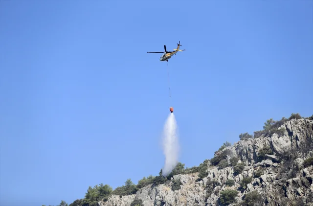 Muğla'nın Ortaca İlçesindeki Orman Yangını Kısa Sürede Kontrol Altına Alındı