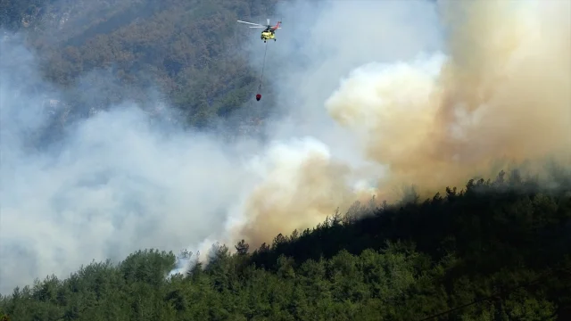 Safranbolu'da Orman Yangını Dördüncü Gününde Kontrol Altına Alınmaya Çalışılıyor