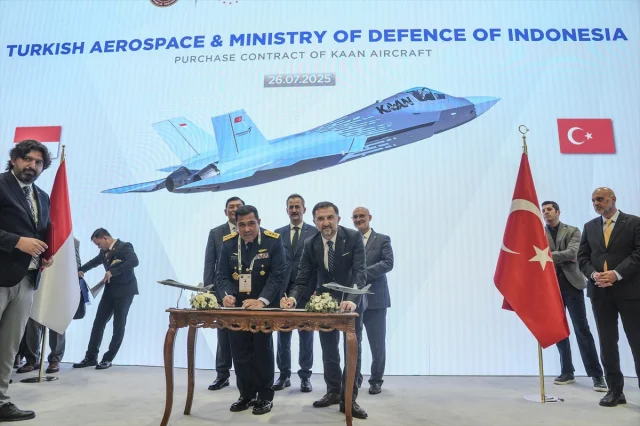 Endonezya ile KAAN Savaş Uçağı Anlaşması İmzalandı