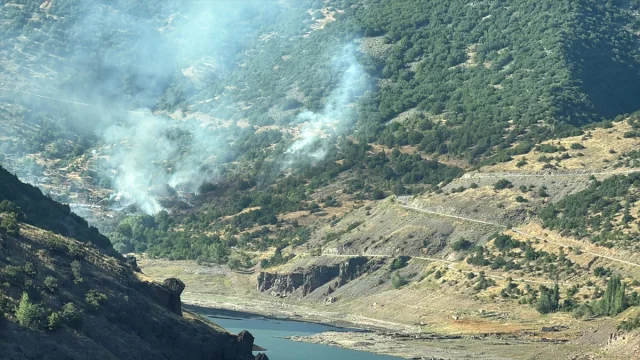 Kızılcahamam'da Korkutan Yangın 8 Evi Yok Etti