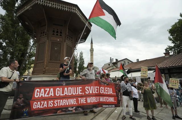 Saraybosna Halkı Gazze İçin Yürüdü