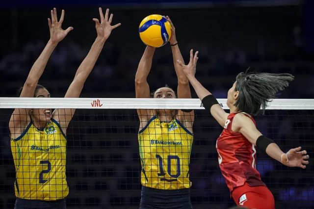 Brezilya Japonya'yı Geçti FIVB Milletler Ligi'nde Finale Yükseldi