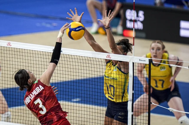 Brezilya Japonya'yı Geçti FIVB Milletler Ligi'nde Finale Yükseldi