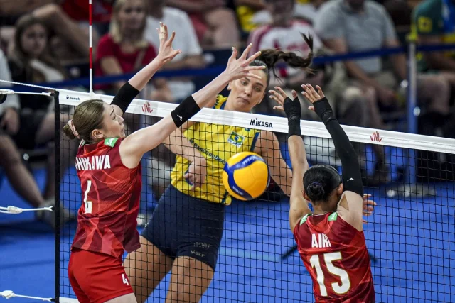 Brezilya Japonya'yı Geçti FIVB Milletler Ligi'nde Finale Yükseldi