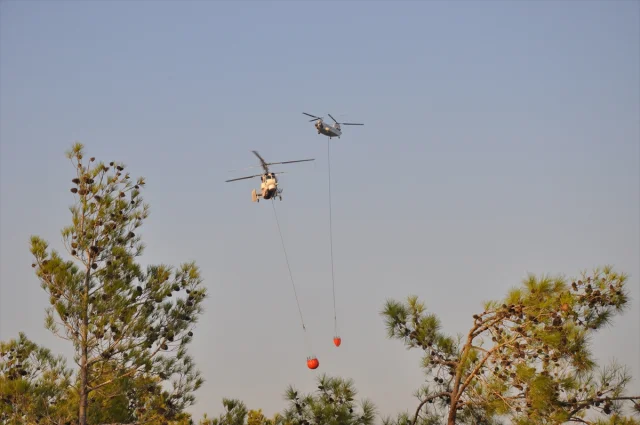 Silifke’de Büyük Mücadele ile Orman Yangını Kontrol Altında