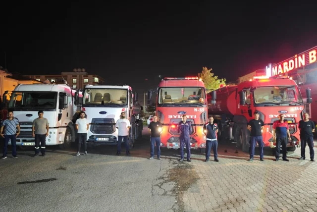 Mardin'den Kahramanmaraş Orman Yangınına Destek Hamlesi