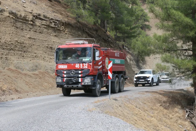 Kahramanmaraş Orman Yangınına Müdahale: 3. Günde Yoğun Çalışmalar