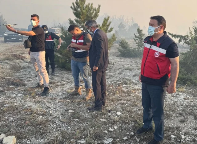 Kütahya'da Kontrol Altına Alınan Yangın Sonrasında Süren Çalışmaların Ayrıntıları