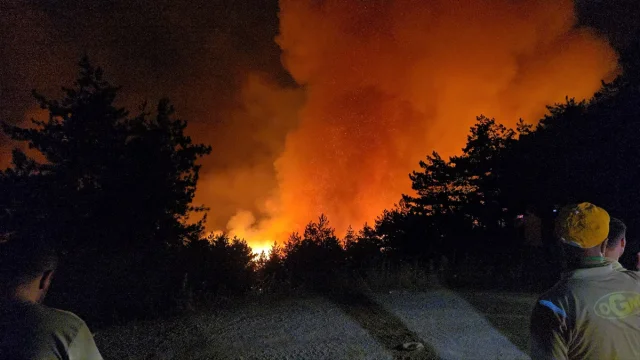 Karabük'te Orman Yangını: Müdahale Sürüyor