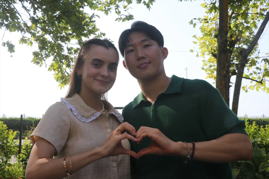 Güney Koreli Can Kim ile Rizeli Melisa'nın Aşkı Kültürleri Buluşturdu