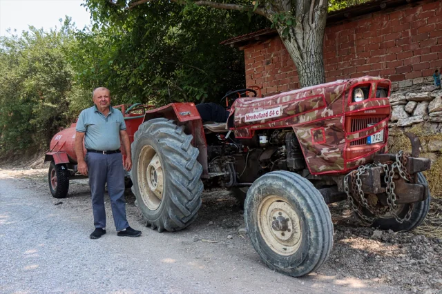 Bursa'da Etkileyici Yangın Müdahalesi Patlak Lastik Engeli T...
