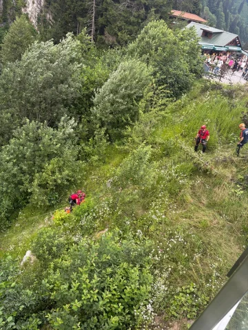 Rize'de Ayder Yaylası'nda Macera Arayışı Talihsizlikle Sonuç...