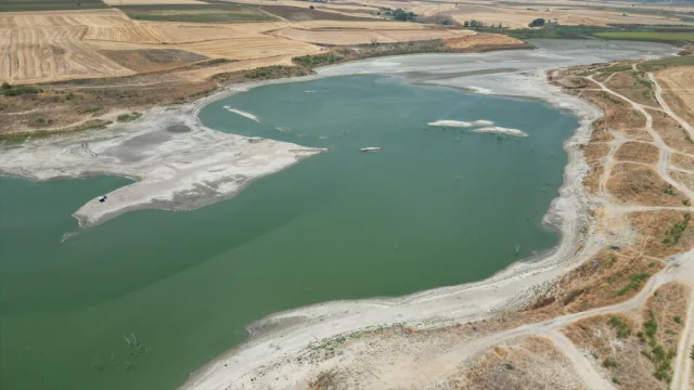 Tekirdağ'da Kuraklık Alarmı: Türkmenli Göleti Neredeyse Tükendi