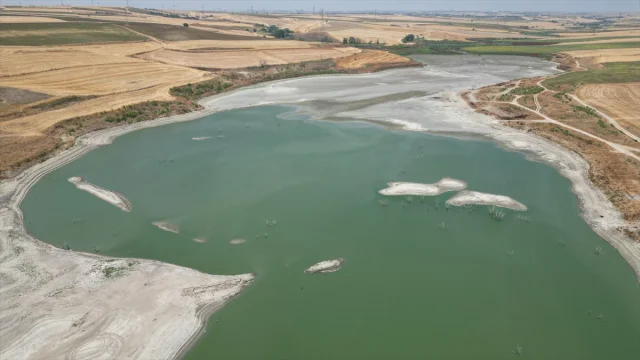Tekirdağ'da Kuraklık Alarmı: Türkmenli Göleti Neredeyse Tükendi