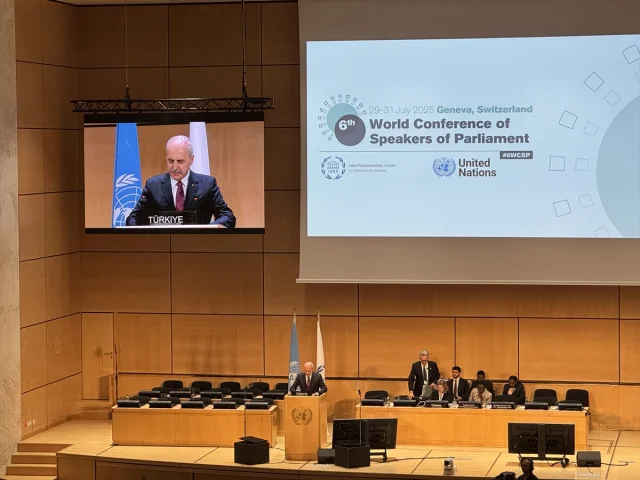 Numan Kurtulmuş Cenevre'de Küresel Barış Vurgusu Yaptı