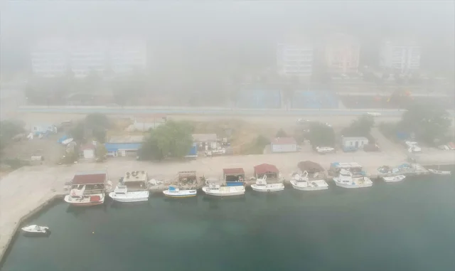 Sis Kastamonu'da Eşsiz Bir Manzara Yarattı