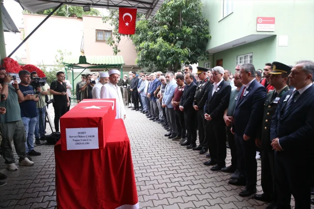 Kahraman Uzman Çavuş Servet Ökkeş Çakır'a Son Veda
