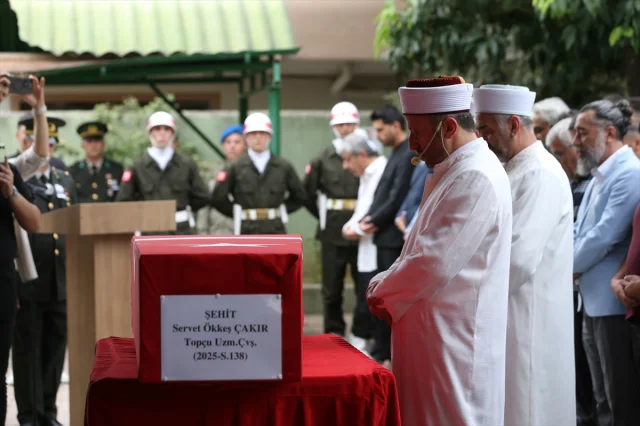 Kahraman Uzman Çavuş Servet Ökkeş Çakır'a Son Veda