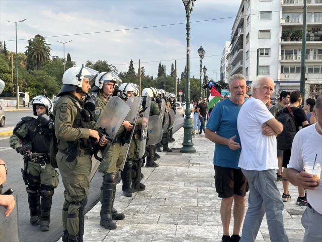 Atina'da Filistin'e Destek İçin Anlamlı Eylem