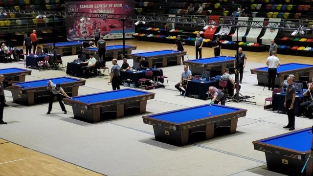 Türkiye 3 Bant Bilardo Şampiyonası'nın Samsun Etabı Heyecanla Başladı