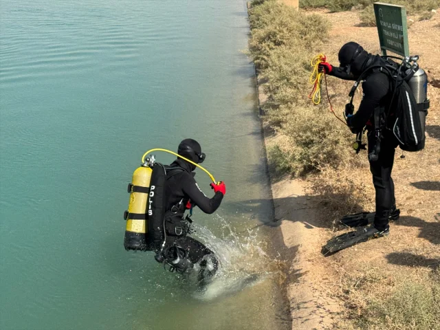 Şanlıurfa'da Sulama Kanalında Kaybolan Gencin Arama Çalışmaları Devam Ediyor