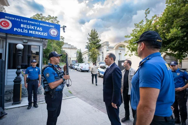 İstanbul Emniyet Müdürü Selami Yıldız Beşiktaş'ta Çalışmalar...