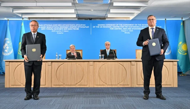 BM Genel Sekreteri Guterres, Kazakistan'da Stratejik Bölge Merkezi'ni Açtı