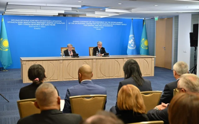 BM Genel Sekreteri Guterres, Kazakistan'da Stratejik Bölge Merkezi'ni Açtı