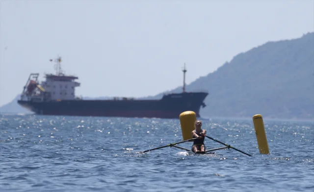 Çanakkale'de Nefes Kesen Kürek Yarışları Tamamlandı