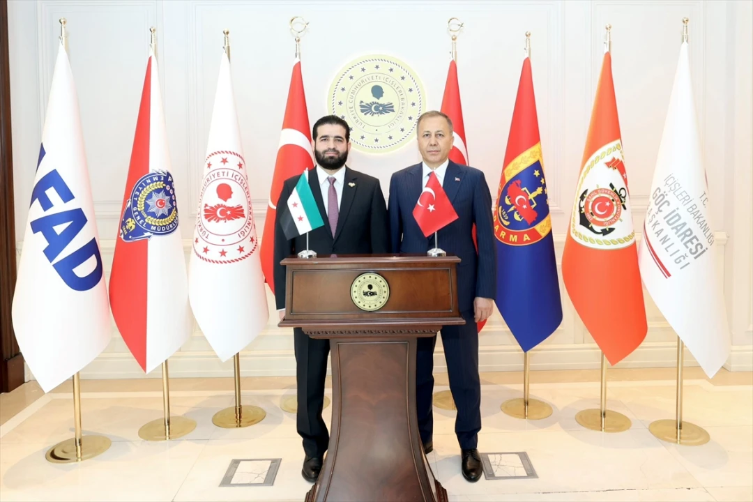 İçişleri Bakanları Arasında Önemli Zirve: Türkiye ve Suriye İşbirliği Derinleşiyor
