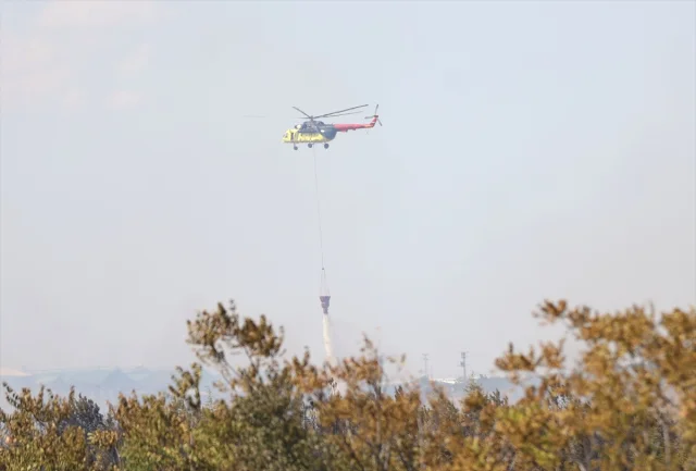 Kırklareli'nde Anız Yangını Büyümeden Kontrol Altına Alındı