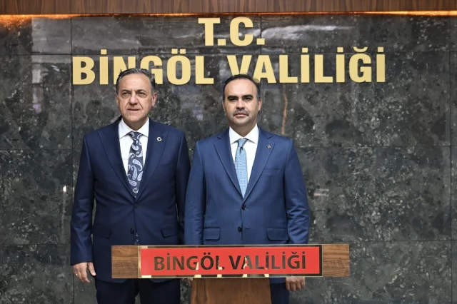 Bakan Mehmet Fatih Kacır Bingöl'de Yeni Projeleri Duyurdu