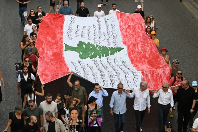 Beyrut’ta Liman Patlamasının 5. Yılı Anıldı